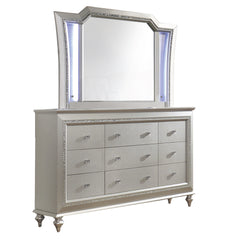 Kaitlyn LED & Champagne Mirror - Ornate Home