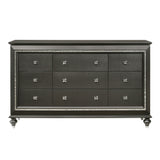 Kaitlyn Metallic Gray Dresser - Ornate Home