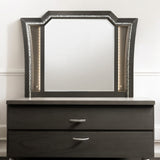 Kaitlyn Metallic Gray Mirror - Ornate Home
