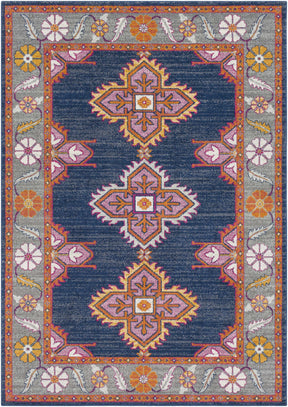 Kaitlyn Navy Area Rug - Ornate Home
