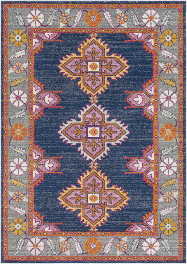 Kaitlyn Navy Area Rug - Ornate Home