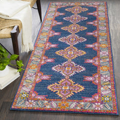 Kaitlyn Navy Area Rug - Ornate Home