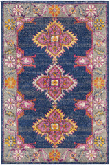 Kaitlyn Navy Area Rug - Ornate Home