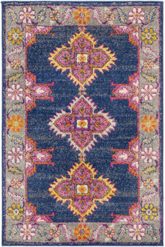 Kaitlyn Navy Area Rug - Ornate Home