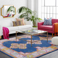 Kaitlyn Navy Area Rug - Ornate Home