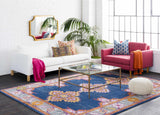 Kaitlyn Navy Area Rug - Ornate Home