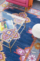 Kaitlyn Navy Area Rug - Ornate Home