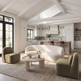 Kakao Olive Brown Swivel Chair