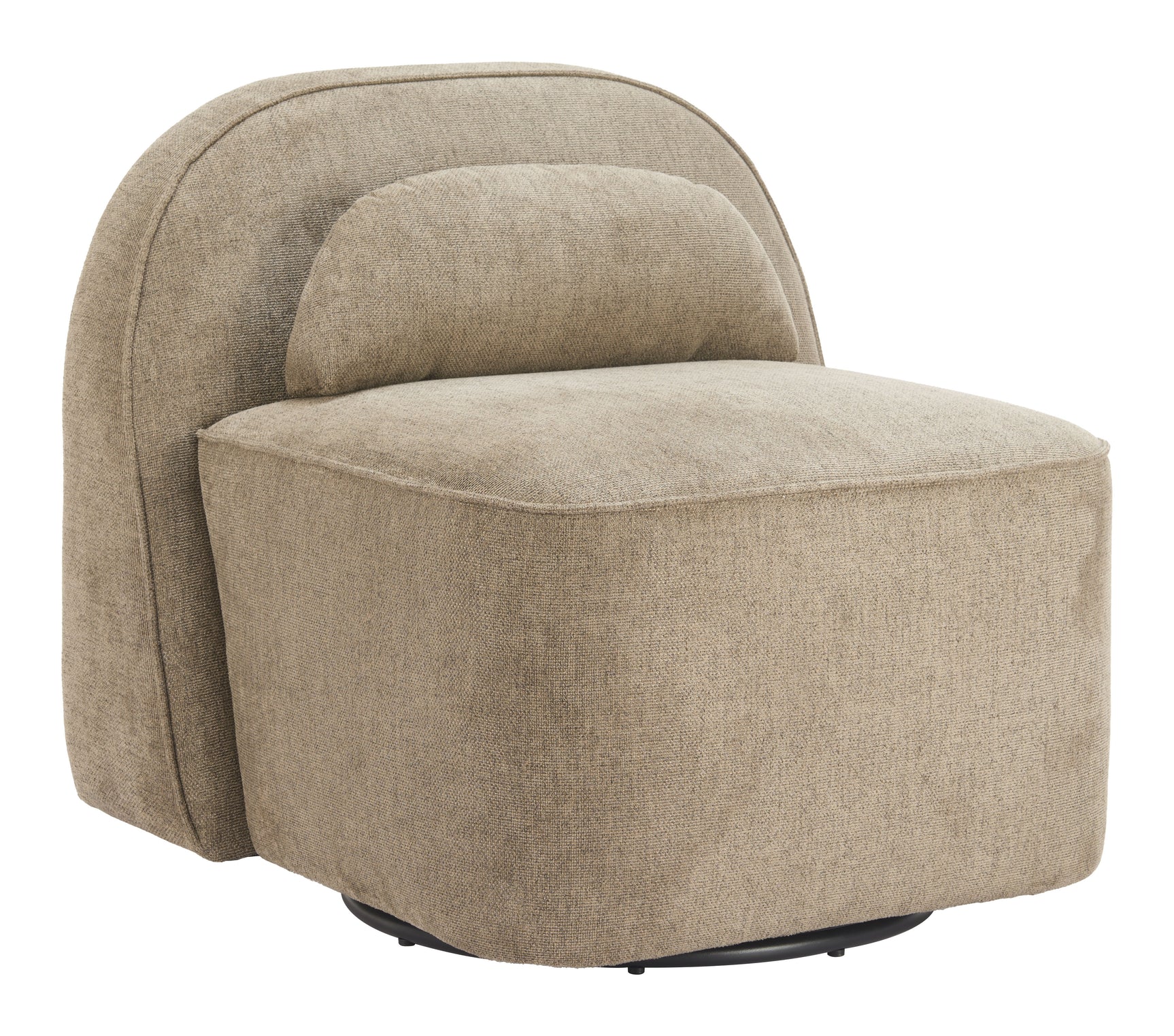Kakao Olive Brown Swivel Chair