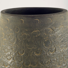 Kalahari Gray Large 39" Ceramic Floor Vase - Ornate Home
