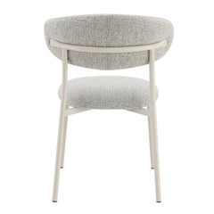 Kalam Gray & Beige Side Chair (Set of 2) - Ornate Home