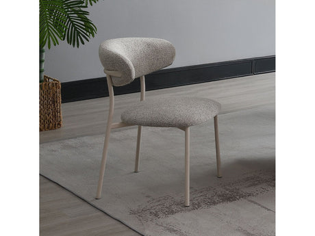 Kalam Gray & Beige Side Chair (Set of 2) - Ornate Home