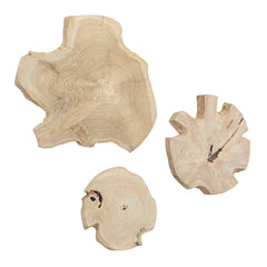 Kalani Wood Outdoor Wall Art (Set of 3) - Ornate Home