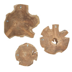 Kalani Wood Outdoor Wall Art (Set of 3) - Ornate Home