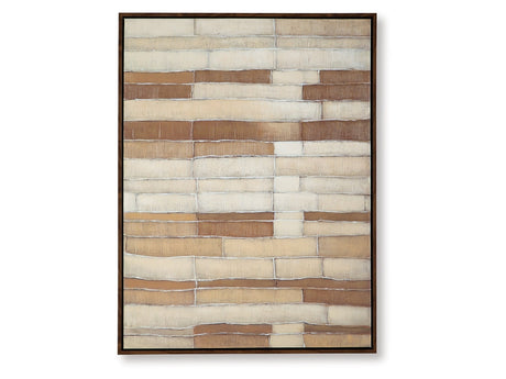 Kalanmore Brown/Tan/White Wall Art (Online Special Price) - Ornate Home