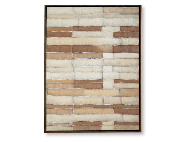 Kalanmore Brown/Tan/White Wall Art (Online Special Price) - Ornate Home