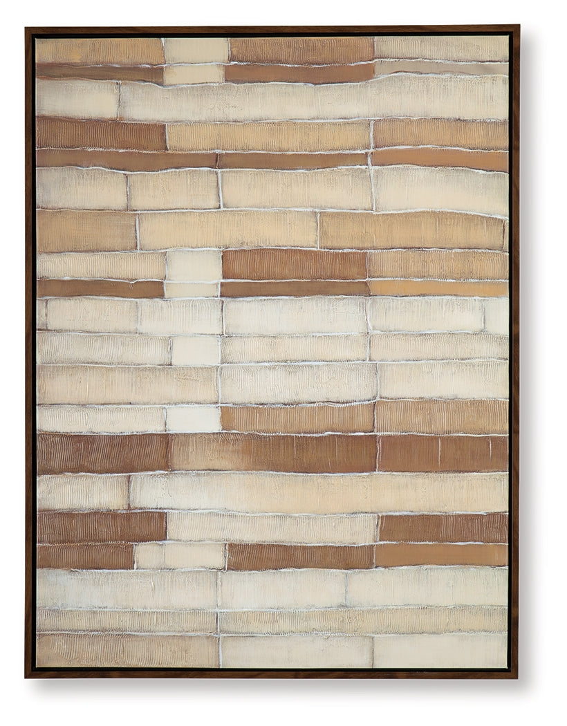 Kalanmore Brown/Tan/White Wall Art (Online Special Price) - Ornate Home