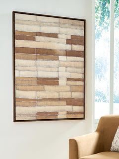 Kalanmore Brown/Tan/White Wall Art - Ornate Home