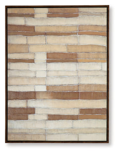 Kalanmore Brown/Tan/White Wall Art - Ornate Home