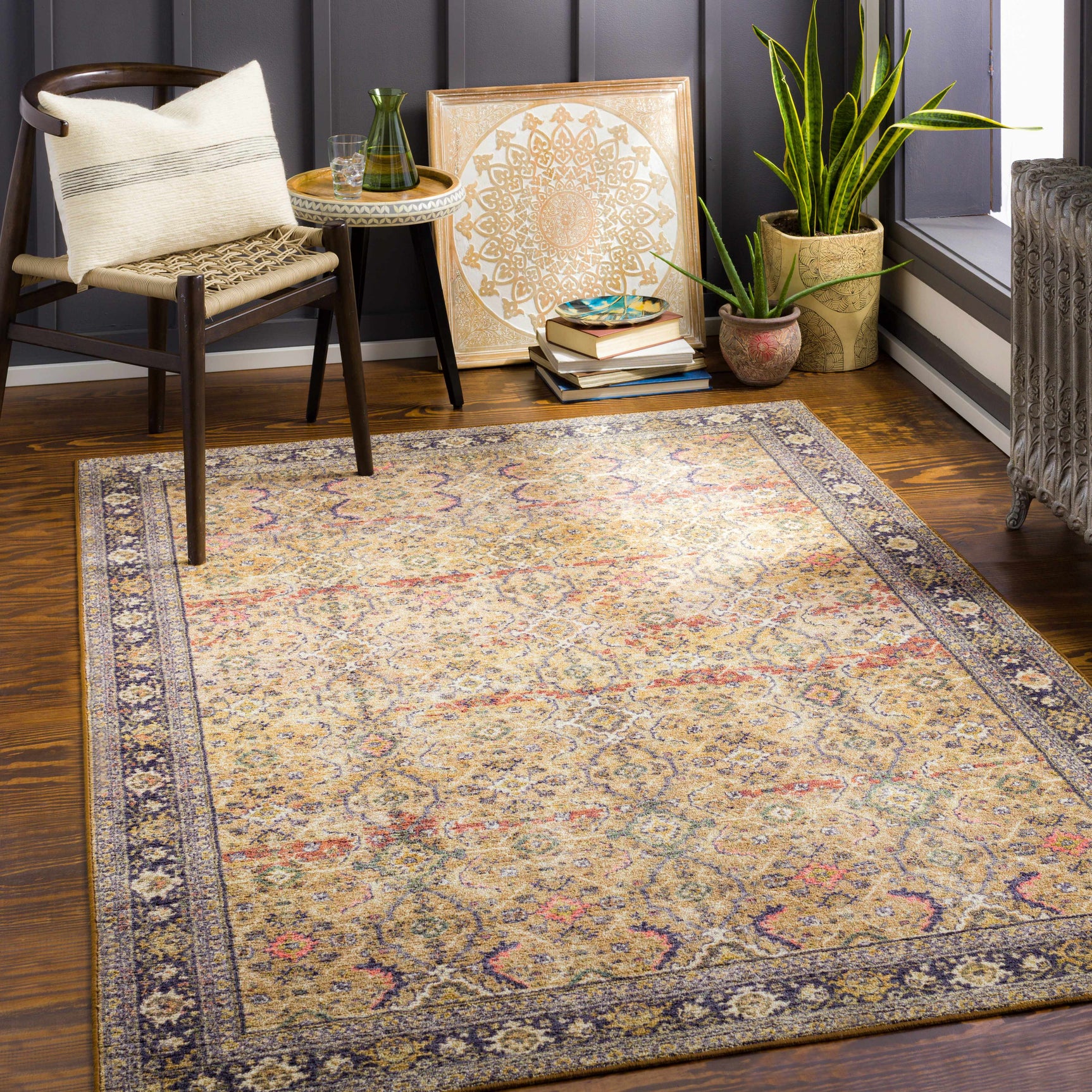 Kalbugan Washable Area Rug - Clearance - Ornate Home