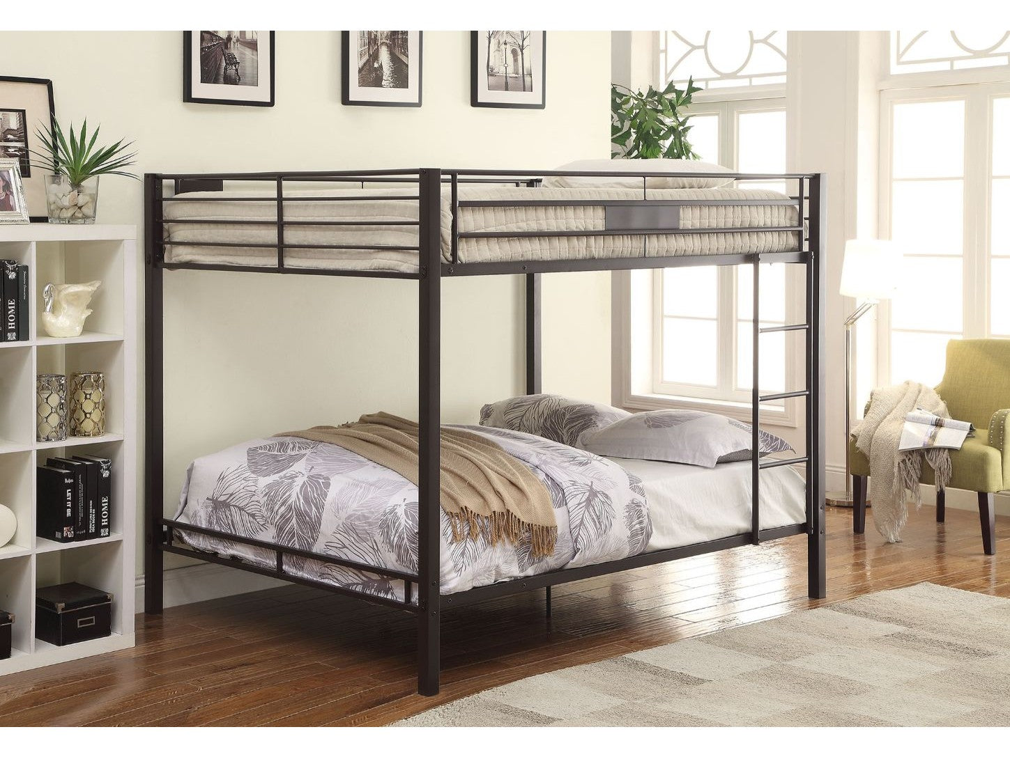 Kaleb Queen/Queen Bunk Bed - Ornate Home