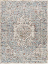 Kalei Beige & Blue Area Rug - Clearance - Ornate Home