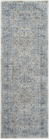 Kalei Beige & Blue Area Rug - Clearance - Ornate Home