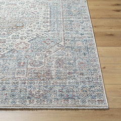 Kalei Beige & Blue Area Rug - Clearance - Ornate Home