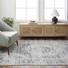 Kalei Blue Area Rug - Clearance - Ornate Home