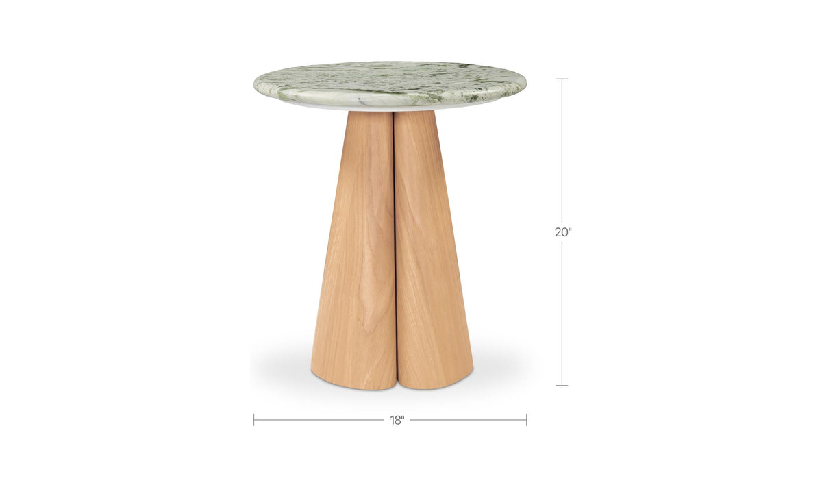 Kaleta Green Onyx Marble Side Table - Ornate Home