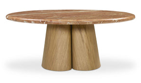 Kaleta Rosso Alicante Marble Coffee Table - Ornate Home