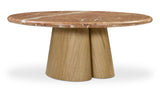 Kaleta Rosso Alicante Marble Coffee Table - Ornate Home