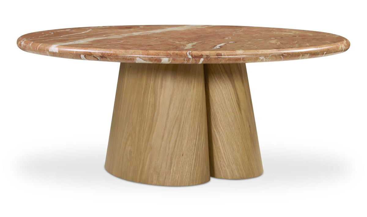 Kaleta Rosso Alicante Marble Coffee Table - Ornate Home