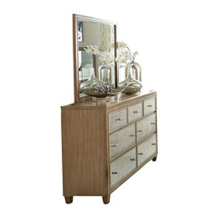 Kalette Oak Mirror - Ornate Home