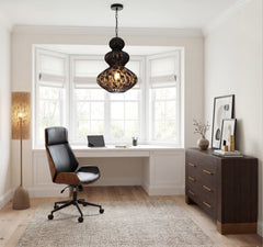Kali Black Ceiling Lamp - Ornate Home
