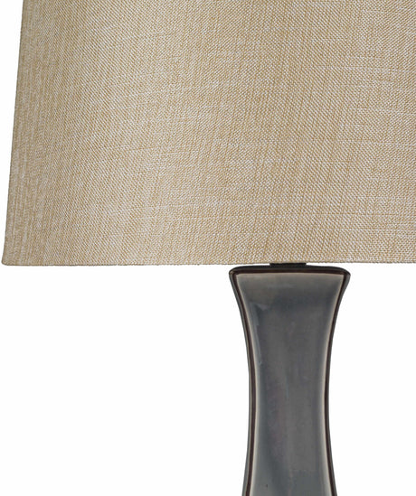 Kalilangan Gray Ceramic Table Lamp - Ornate Home