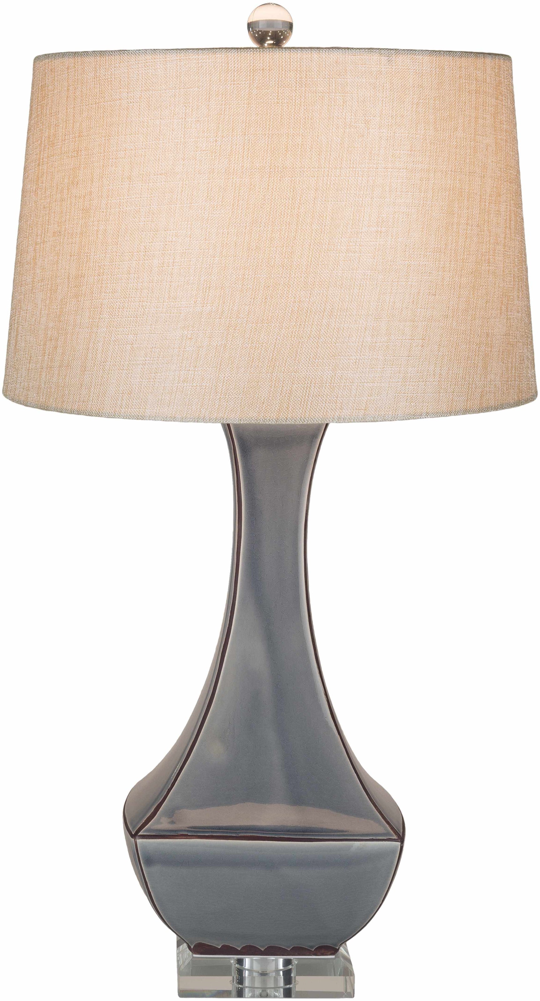 Kalilangan Gray Ceramic Table Lamp - Ornate Home