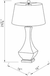 Kalilangan Gray Ceramic Table Lamp - Ornate Home