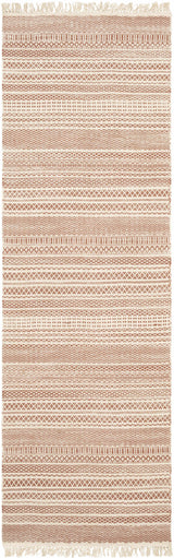Kalinga Red/Cream Flatweave Wool Rug - Clearance - Ornate Home
