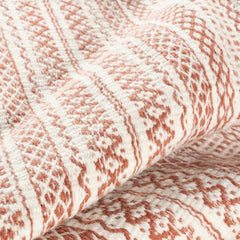 Kalinga Red/Cream Flatweave Wool Rug - Clearance - Ornate Home
