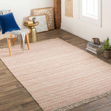 Kalinga Red/Cream Flatweave Wool Rug - Clearance - Ornate Home