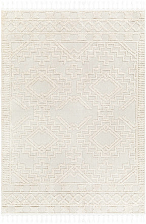 Kalkan High/Low Pile Rug with Tassels - Clearance - Ornate Home