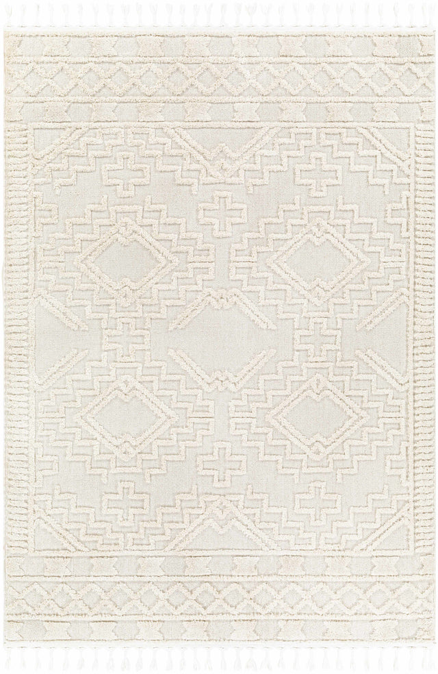 Kalkan High/Low Pile Rug with Tassels - Clearance - Ornate Home
