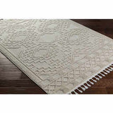 Kalkan High/Low Pile Rug with Tassels - Clearance - Ornate Home