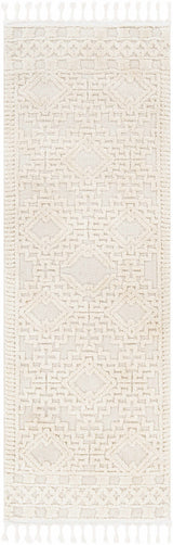 Kalkan High/Low Pile Rug with Tassels - Clearance - Ornate Home