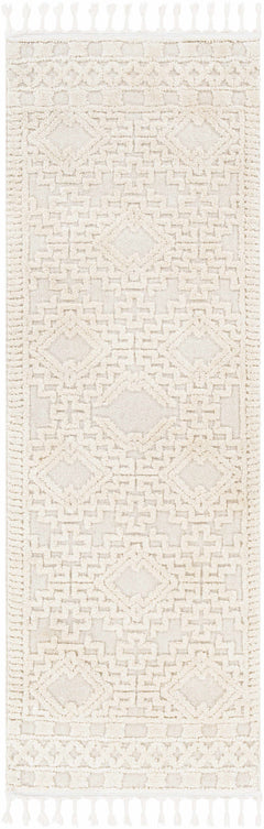 Kalkan High/Low Pile Rug with Tassels - Clearance - Ornate Home