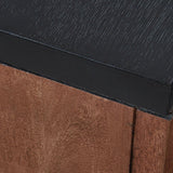 Kallari Warm Brown/Black Chair Side End Table (Online Special Price) - Ornate Home