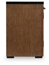 Kallari Warm Brown/Black Credenza - Ornate Home