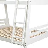 Kallen White Twin/Full Bunk Bed - Ornate Home