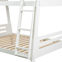 Kallen White Twin/Full Bunk Bed - Ornate Home